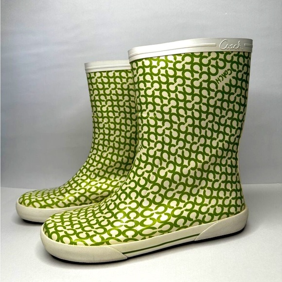 COACH  ⭐️Ursula rain boots - Picture 1 of 10